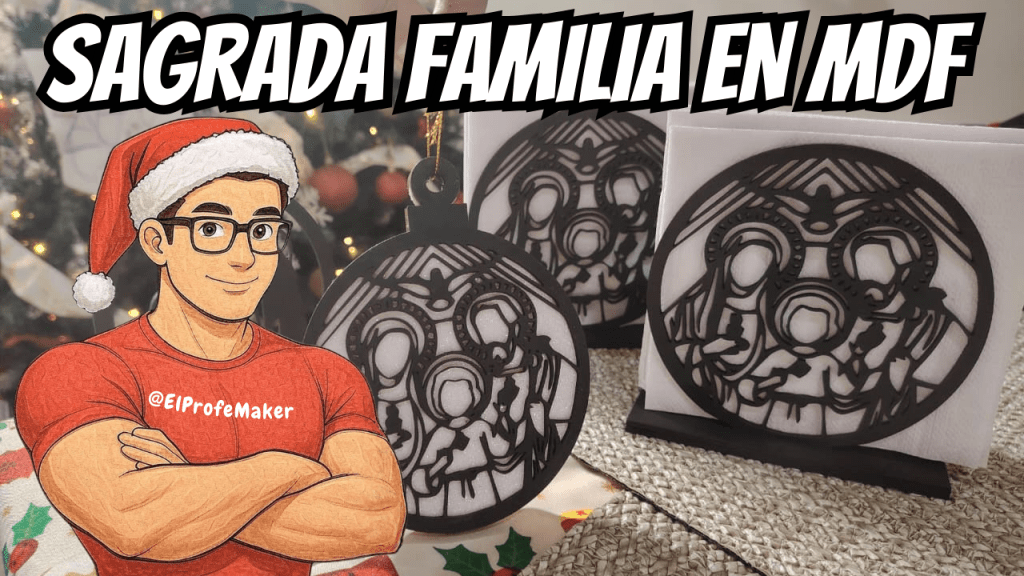 sagrada familia en MDF - vector gratis DXF y SVG