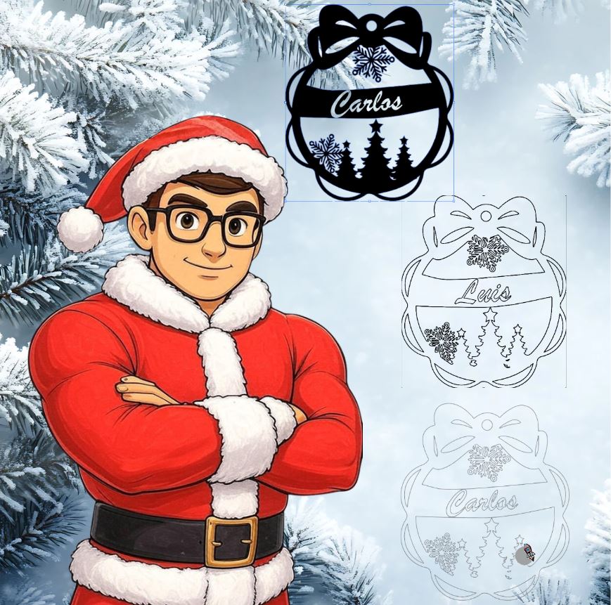 esferas personalizadas con nombre descarga vector gratis