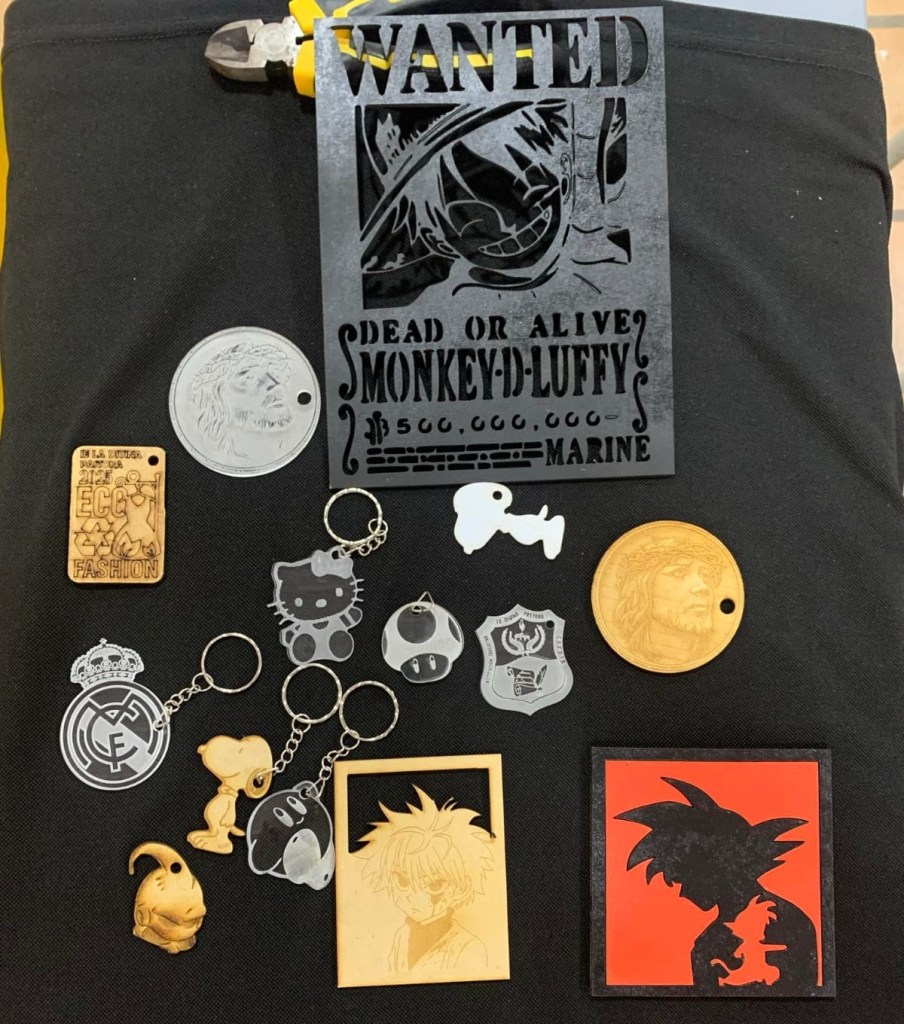 Diseño de Goku en DXF/SVG | Vector GRATIS para CNC, Láser y Plotter